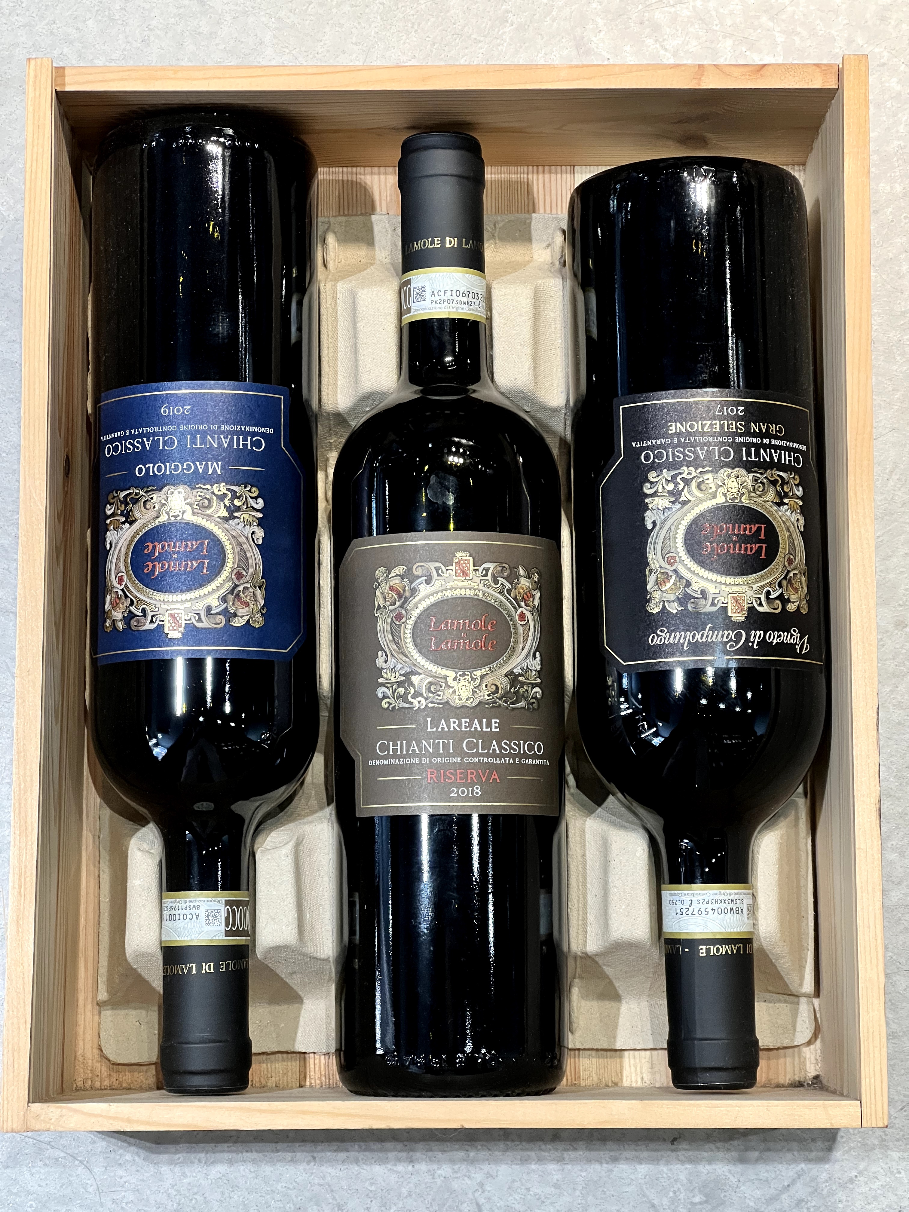 LAMOLE CHIANTI CLASSICO CASSETTA 3 BOTT