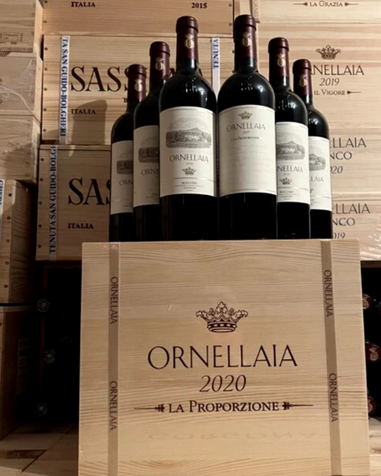 ORNELLAIA 2020 CASSETTA IN LEGNO
