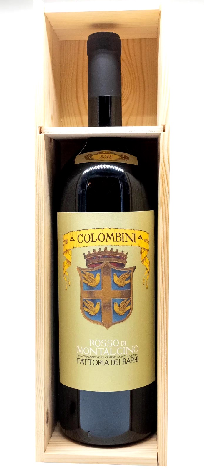 ROSSO DI MONTALCINO COLOMBINI  2020 FATTORIA BARBI MAGNUM 1,5L CASSA LEGNO
