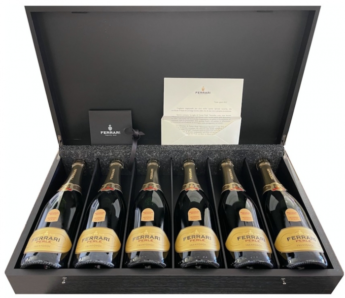 FERRARI CASSA LEGNO VERTICALE ANNATE 2001-2003-2005