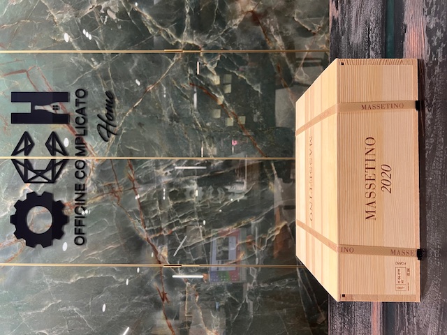 "CASSA RARA" ORNELLAIA MASSETINO 2020 CASSA IN LEGNO