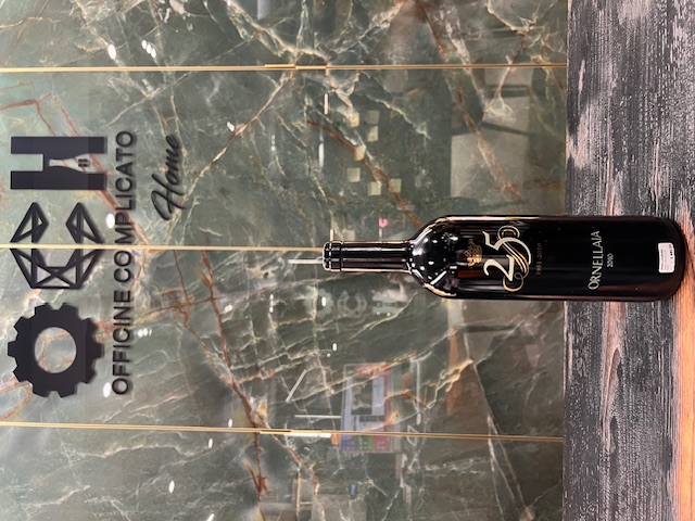 "BOTTIGLIA RARA" ORNELLAIA 2010, 25° ANNIVERSAIO