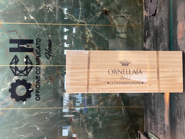 "BOTTIGLIA RARA" ORNELLAIA 2022 "LA DETERMINAZIONE" MATHUSALEM 6L CASSA LEGNO