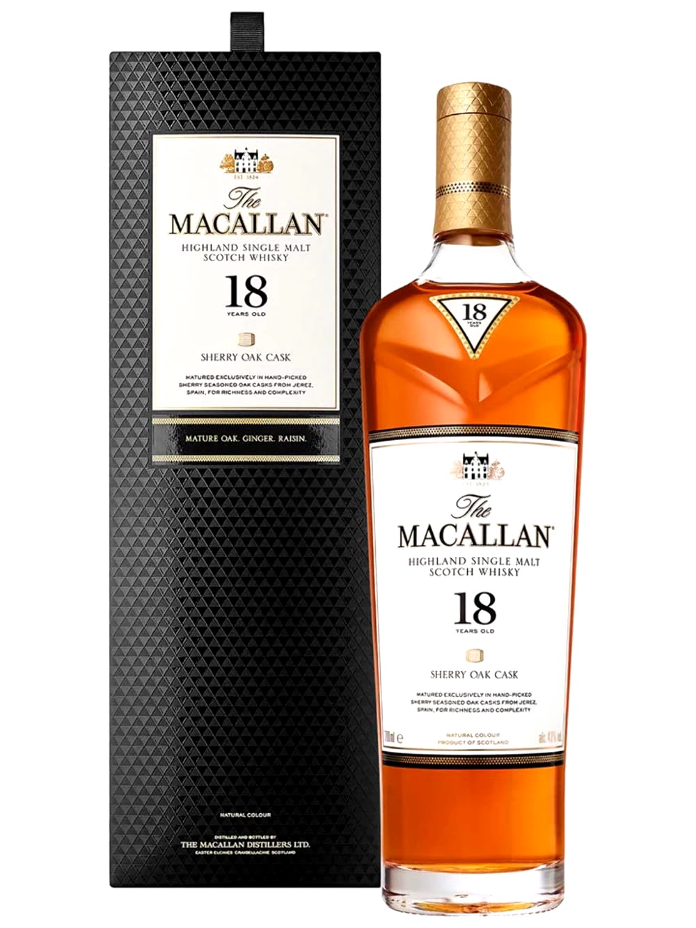 WHISKY THE MACALLAN SHERRY OAK CASK 18 YEARS OLD  0,70 CL