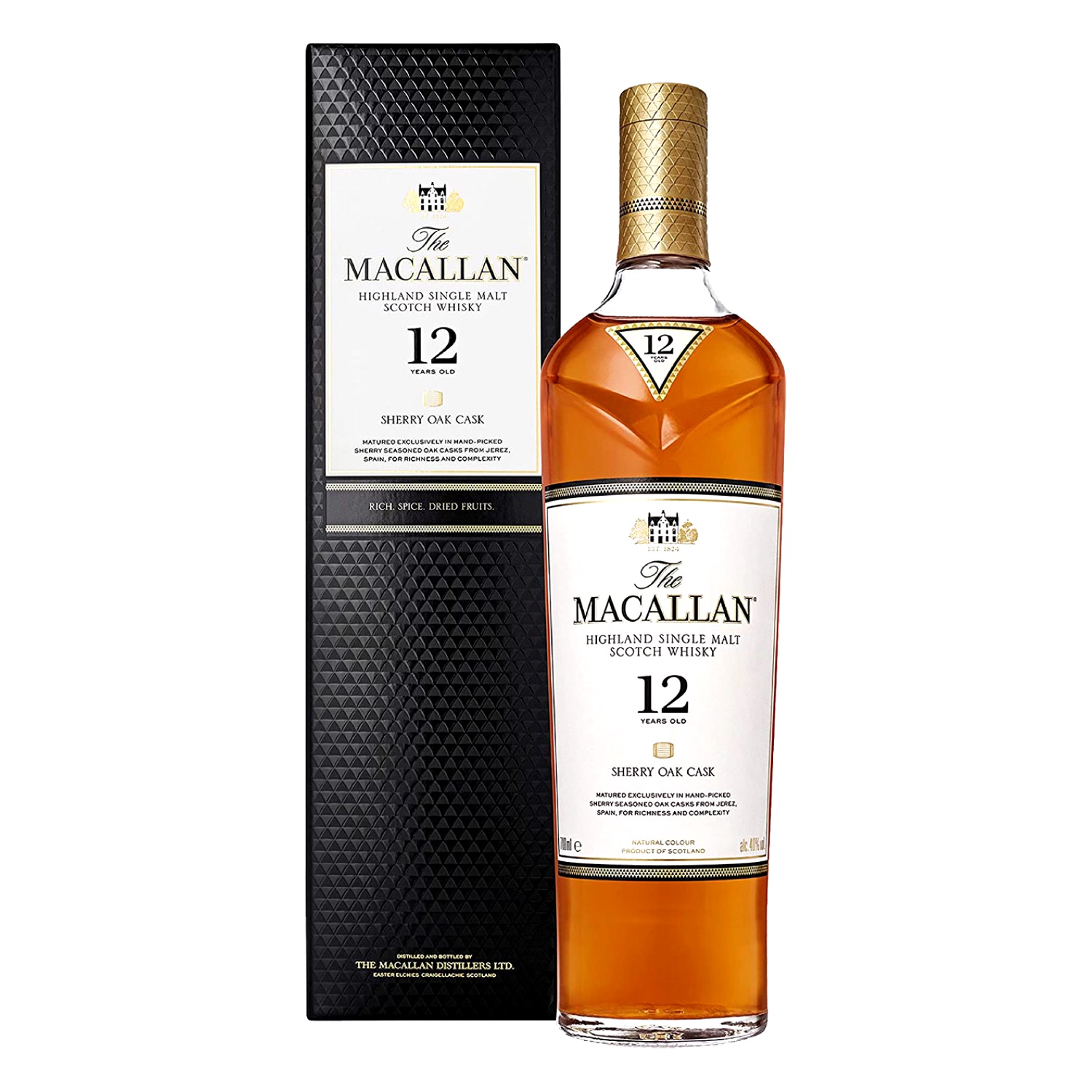WHISKY THE MACALLAN SHERRY OAK CASCK