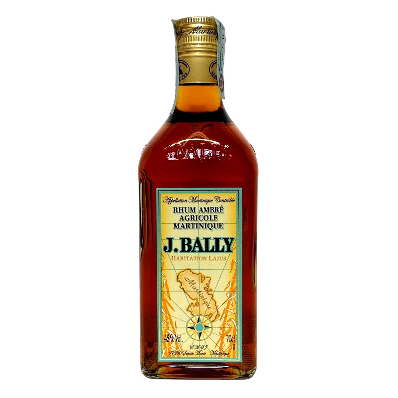 J.BALLY RHUM AMBRE' MARTINIQUE 0,50CL